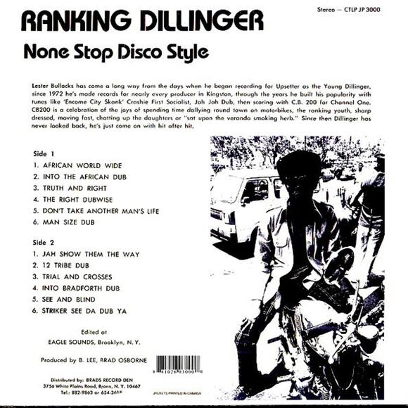 Reggae Vinyl Lot of 4 Dub & Roots LPs Clive Smith Dillinger Jackie Mittoo Palmer - Picture 4 of 10